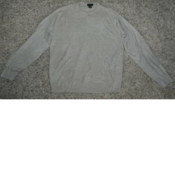 Mens Dockers Sweater Small Beige Lightweight Long Sleeve Crewneck Acrylic - Picture 2 of 4
